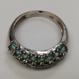 ANILLITO ORO, ORO BLANCO 14 K 3.6 GRMS (SEMINUEVO)
