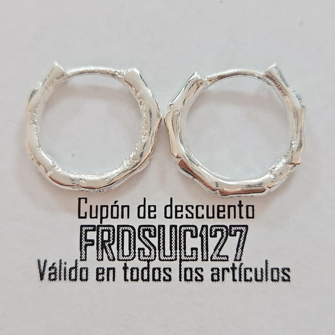 ARRACADAS ESPECIAL PLATA .925 2.9 GR (NUEVO)