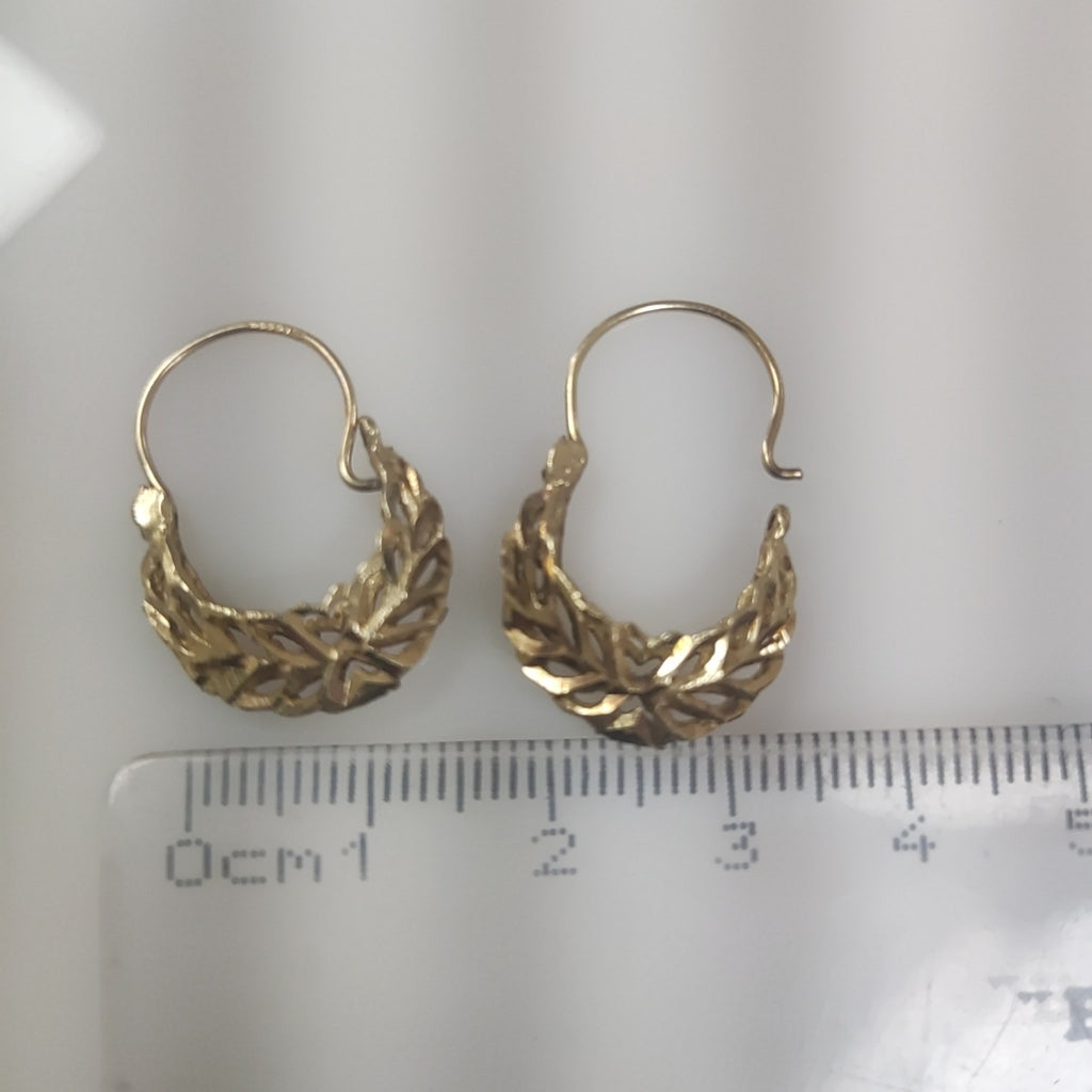 ARRACADAS PAR ORO 8 K 2.5 GRMS (SEMINUEVO)