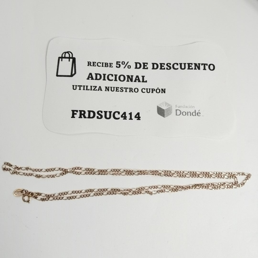 CADENA ORO 8 K 2,40 GRMS (SEMINUEVO)