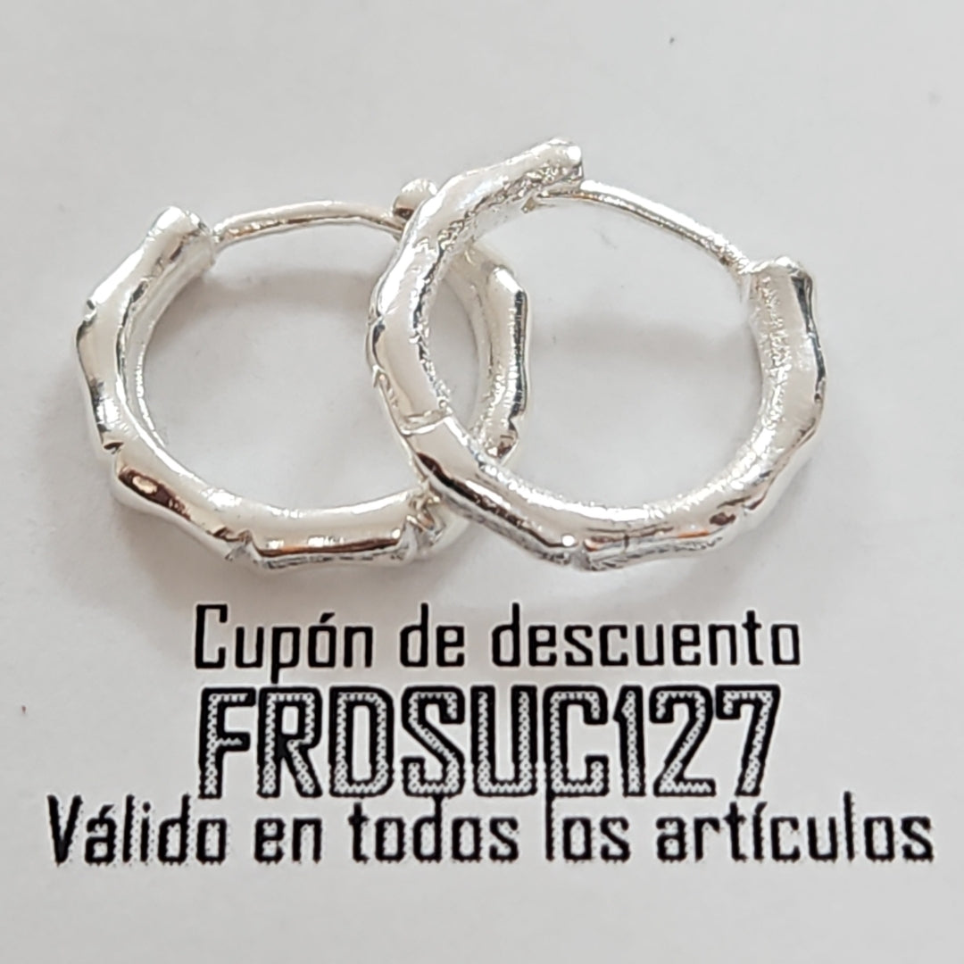 ARRACADAS ESPECIAL PLATA .925 2.9 GR (NUEVO)