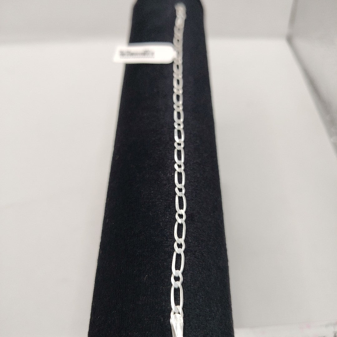 PULSERA TEJIDO 1X1 PLATA .925 18 CM 3.5 GR (NUEVO)