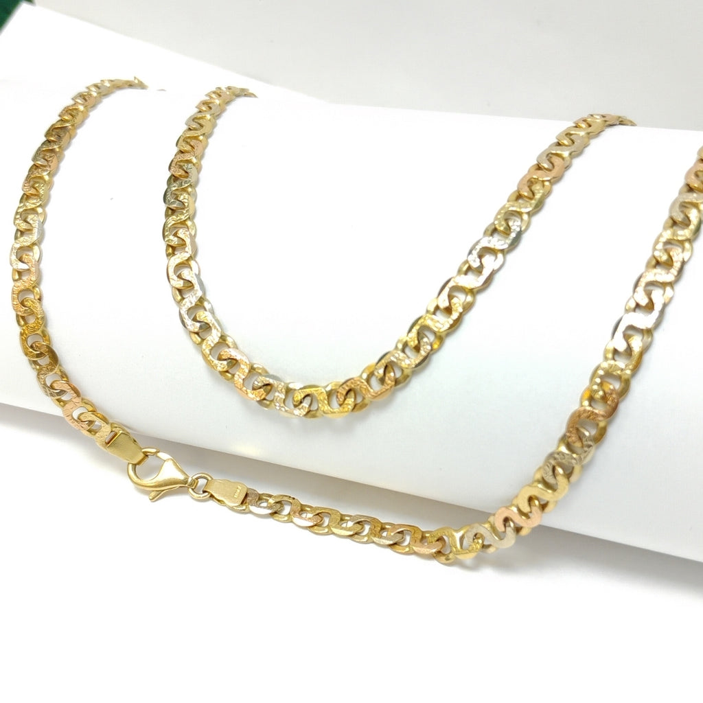 CADENA ORO COMBINADO 14 K 32.5 GRMS (SEMINUEVO)