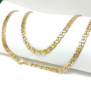 CADENA ORO COMBINADO 14 K 32.5 GRMS (SEMINUEVO)