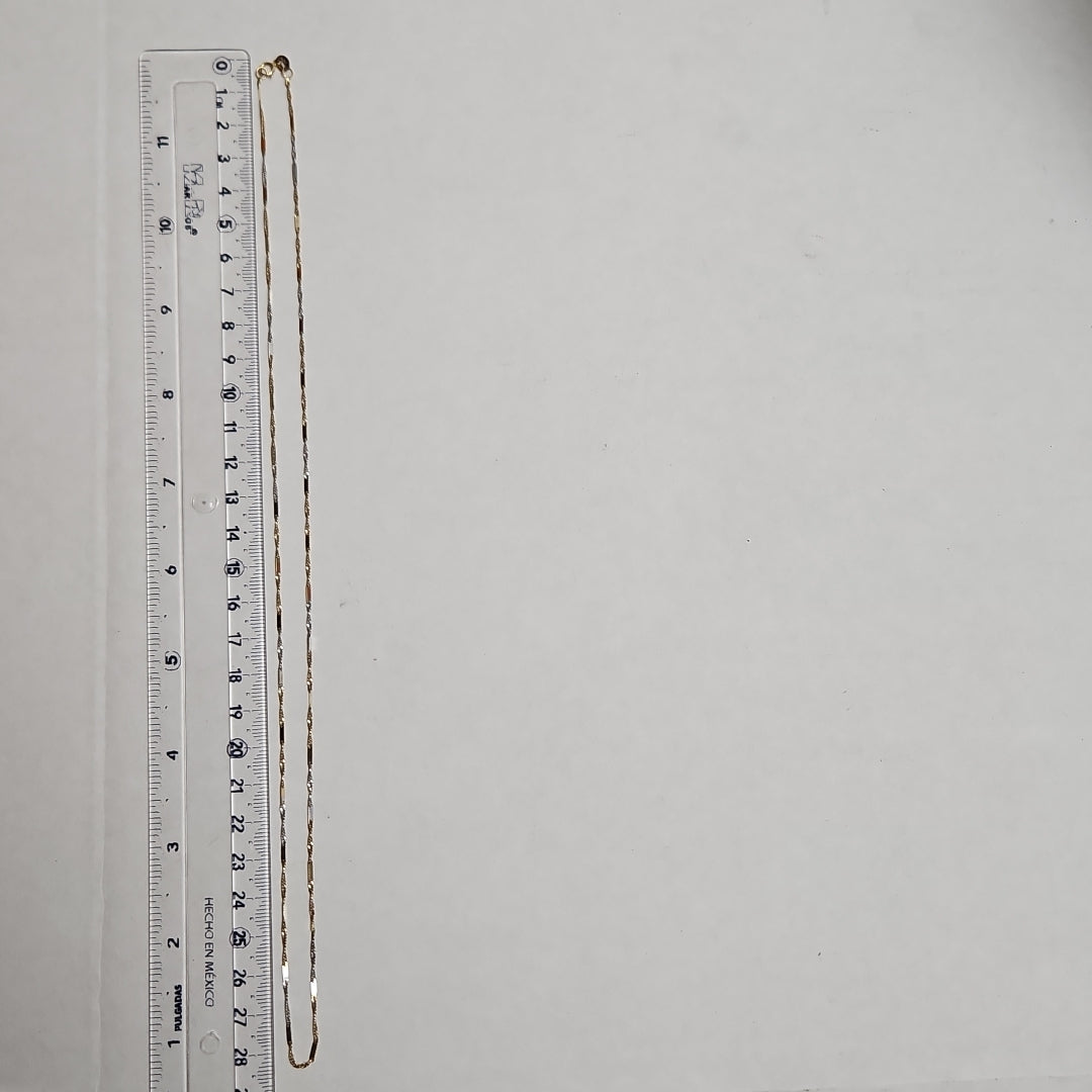 CADENA ORO COMBINADO 10 K 2,50 GRMS (SEMINUEVO)