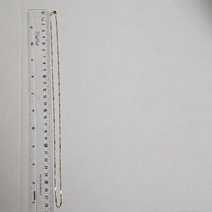 CADENA ORO COMBINADO 10 K 2,50 GRMS (SEMINUEVO)