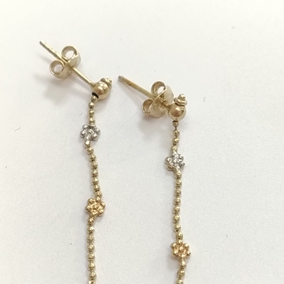 ARETES PAR ORO 10 K 2.2 GRMS (SEMINUEVO)