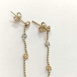 ARETES PAR ORO 10 K 2.2 GRMS (SEMINUEVO)