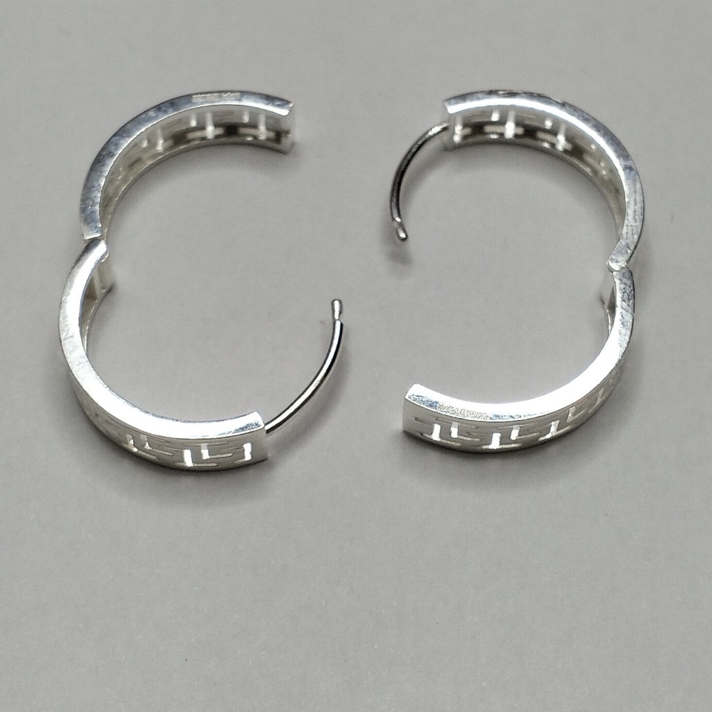 ARETES ARRACADAS GRECAS PLATA .925 4.13 GR (NUEVO)