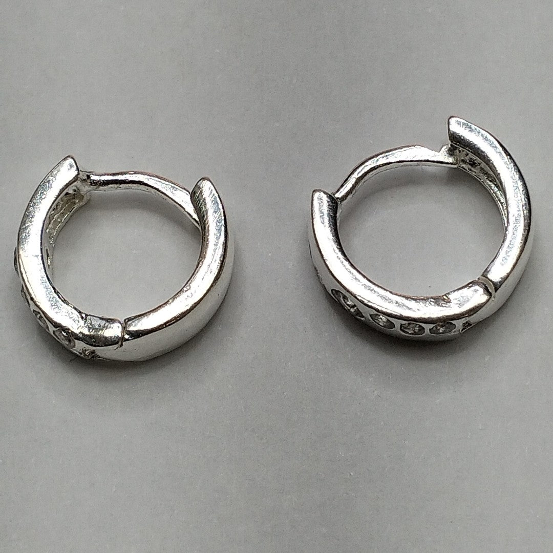 ARRACADAS C/CIRCONIAS PLATA .925 2.4 GR (NUEVO)
