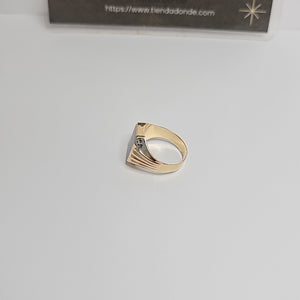 ANILLOS CABALLERO ORO 14K 5.6 (NUEVO)
