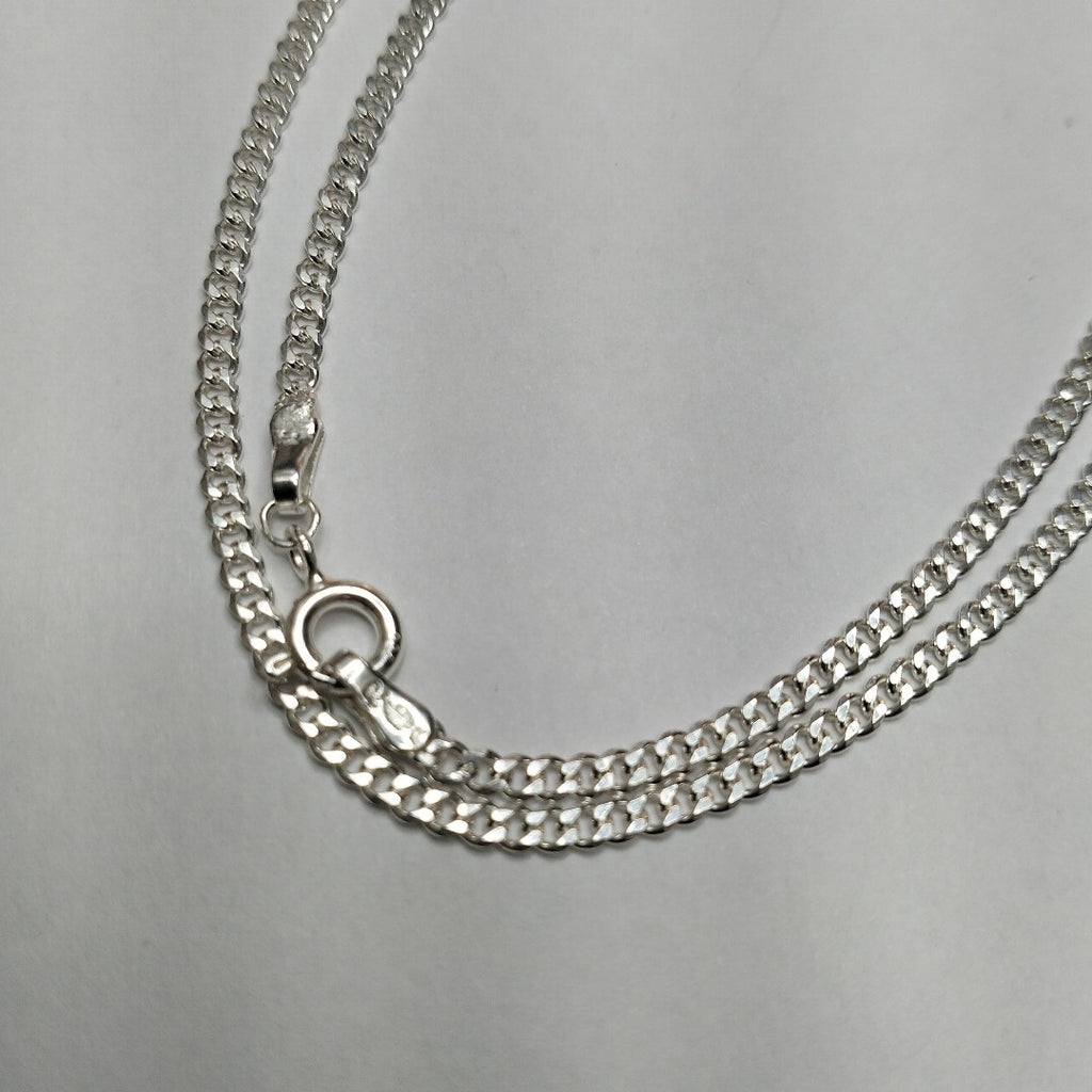 CADENA BARBADA PLATA .925 60 CM 6.63 GR (NUEVO)