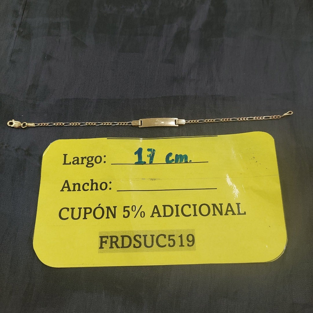 ESCLAVA ORO 14 K 3.2 GRMS (SEMINUEVO)