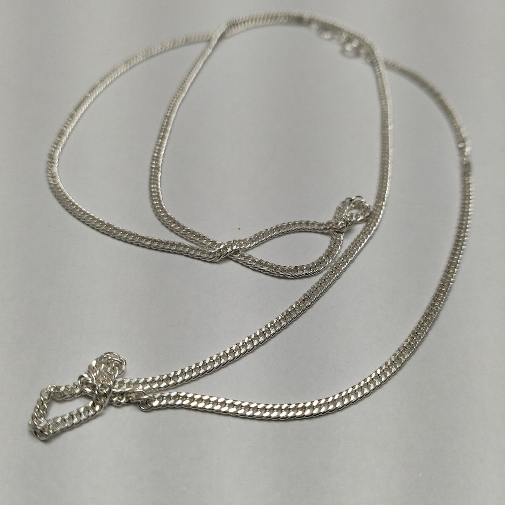 CADENA BARBADA PLATA .925 60 CM 5.02 GR (NUEVO)