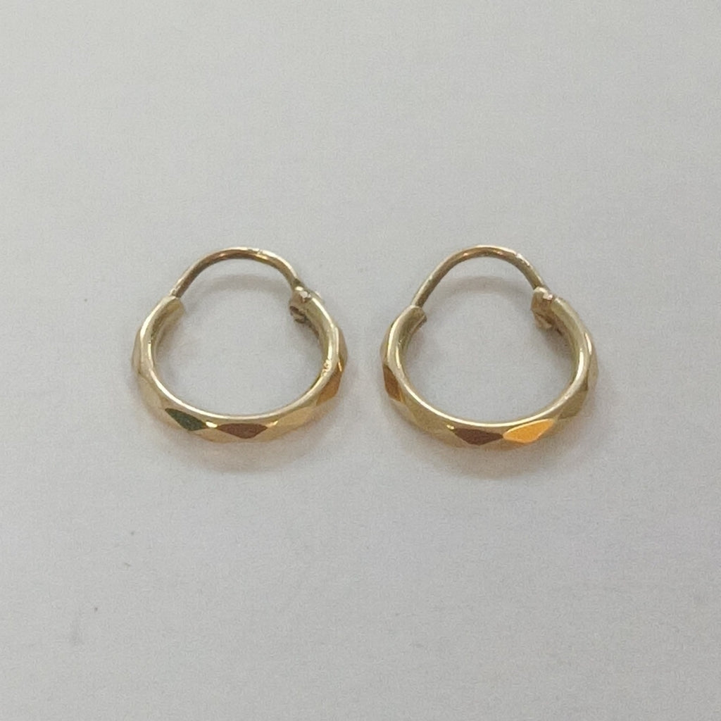 ARRACADAS PAR ORO 14 K 0,80 GRMS (SEMINUEVO)
