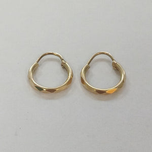 ARRACADAS PAR ORO 14 K 0,80 GRMS (SEMINUEVO)