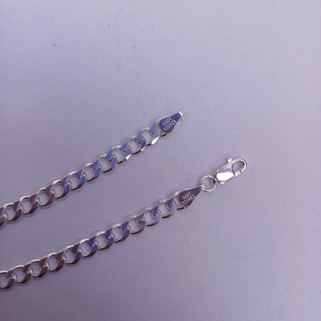 PULSERA BARBADA PLATA .925 21 CM 7.23 GR (NUEVO)