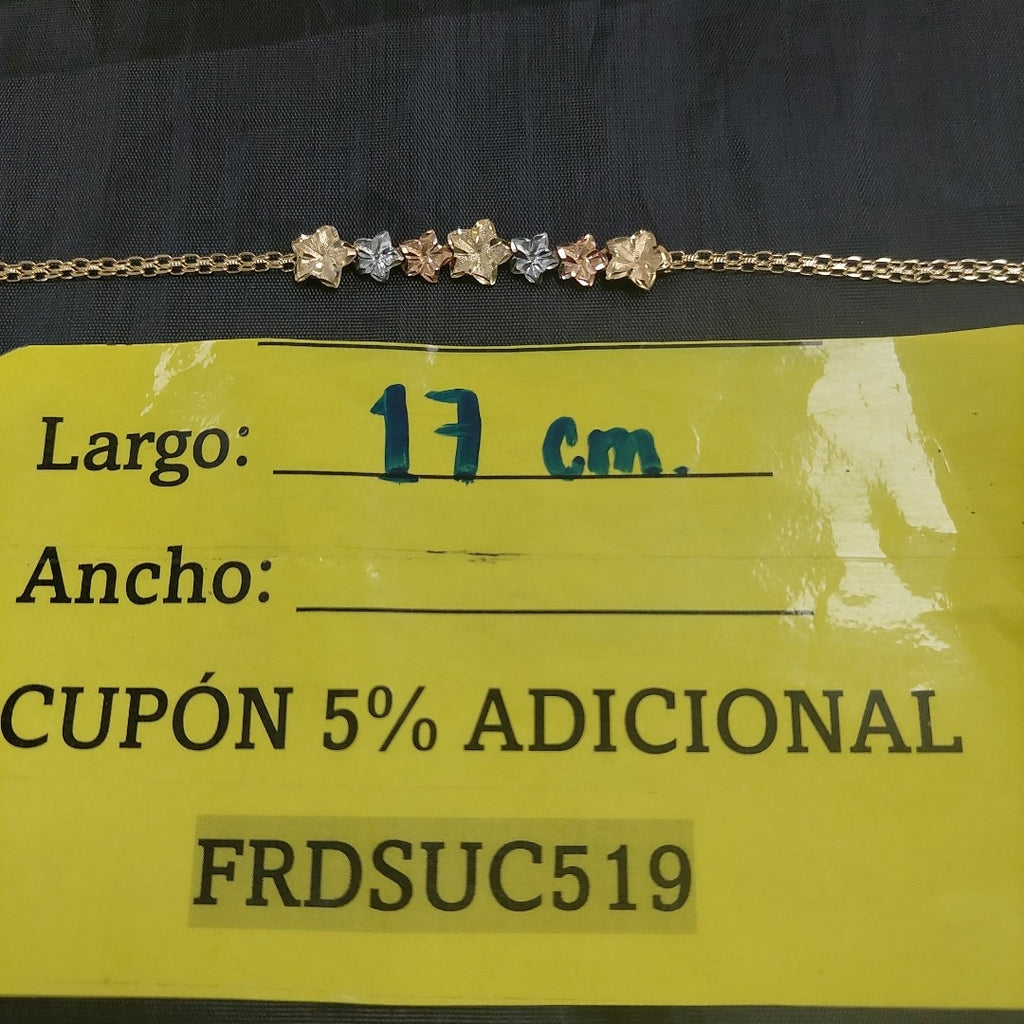 PULSERA ORO 14 K 3.3 GRMS (SEMINUEVO)