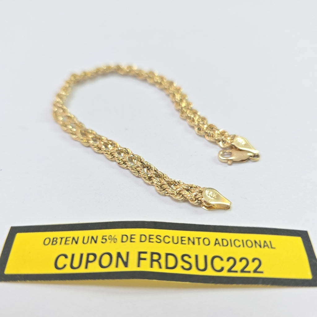 PULSERA ORO 14 K 3.6 GRMS (SEMINUEVO)