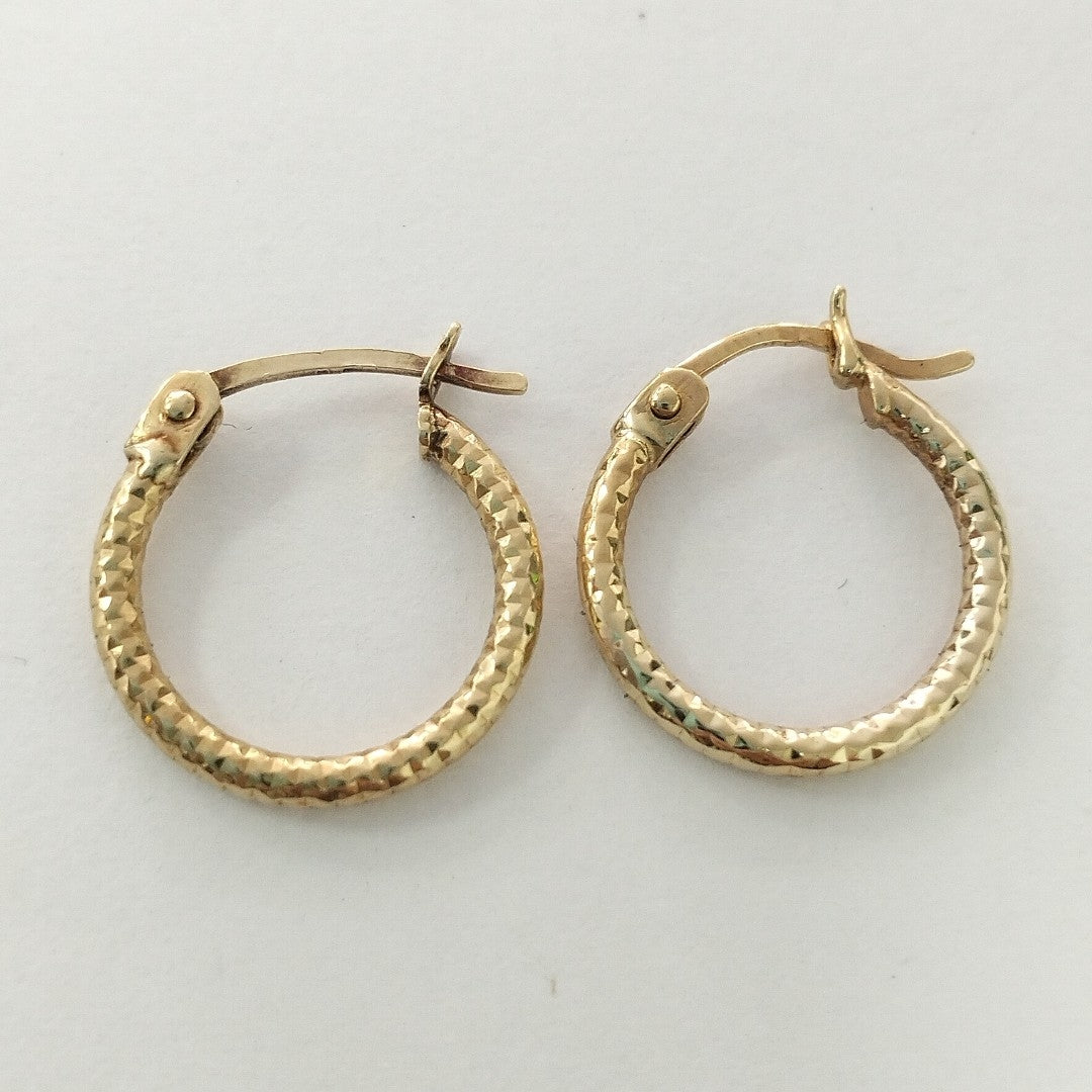 ARRACADAS PAR ORO 14 K 1.1 GRMS (SEMINUEVO)