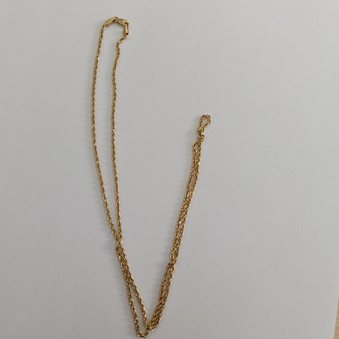 CADENA ORO 14 K 7.8 GRMS (SEMINUEVO)