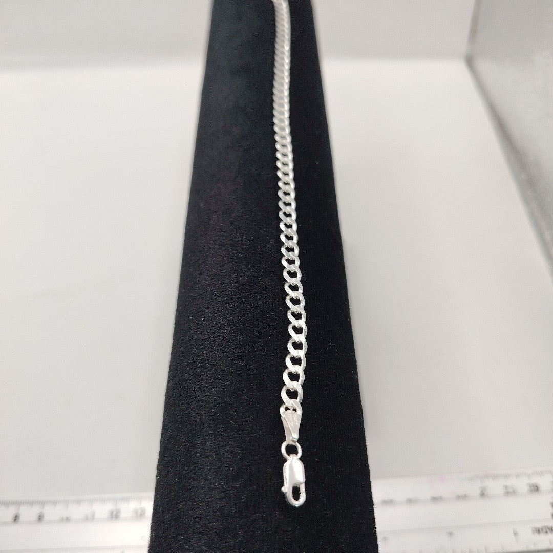 PULSERA BARBADA PLATA .925 21 CM 7.23 GR (NUEVO)