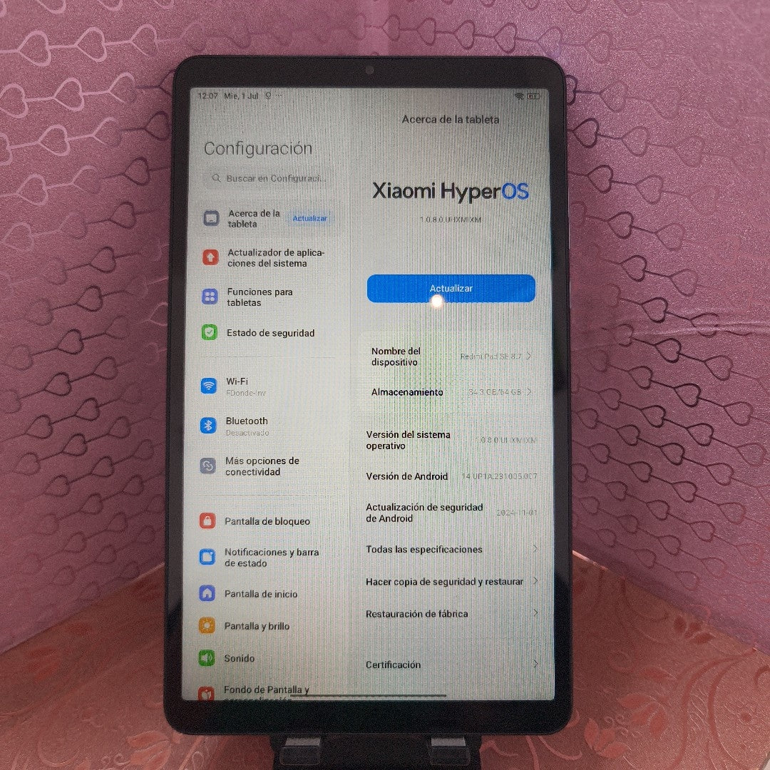 TABLETA XIAOMI REDMI PAD SE 24075RP89G (2024) 64 GB 4 GB RAM