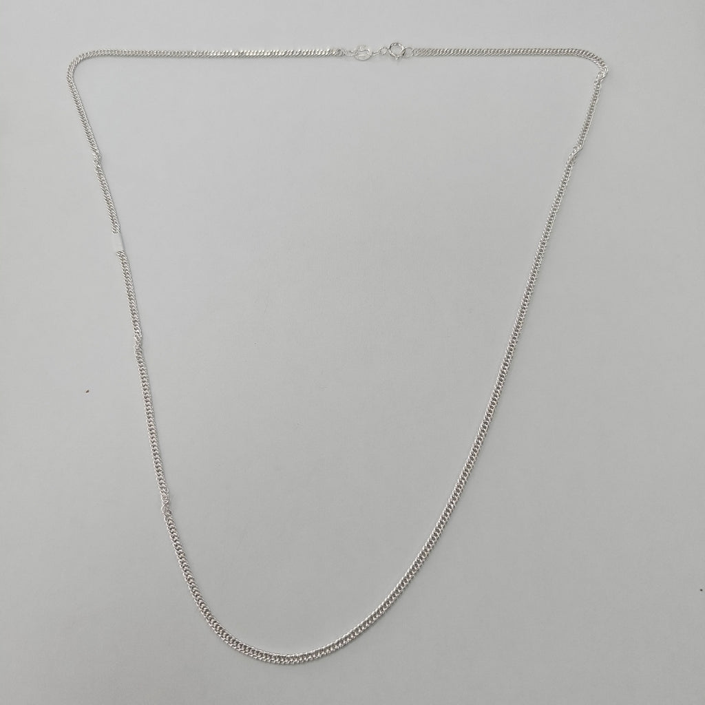 CADENA BARBADA PLATA .925 50 CM 4.22 GR (NUEVO)