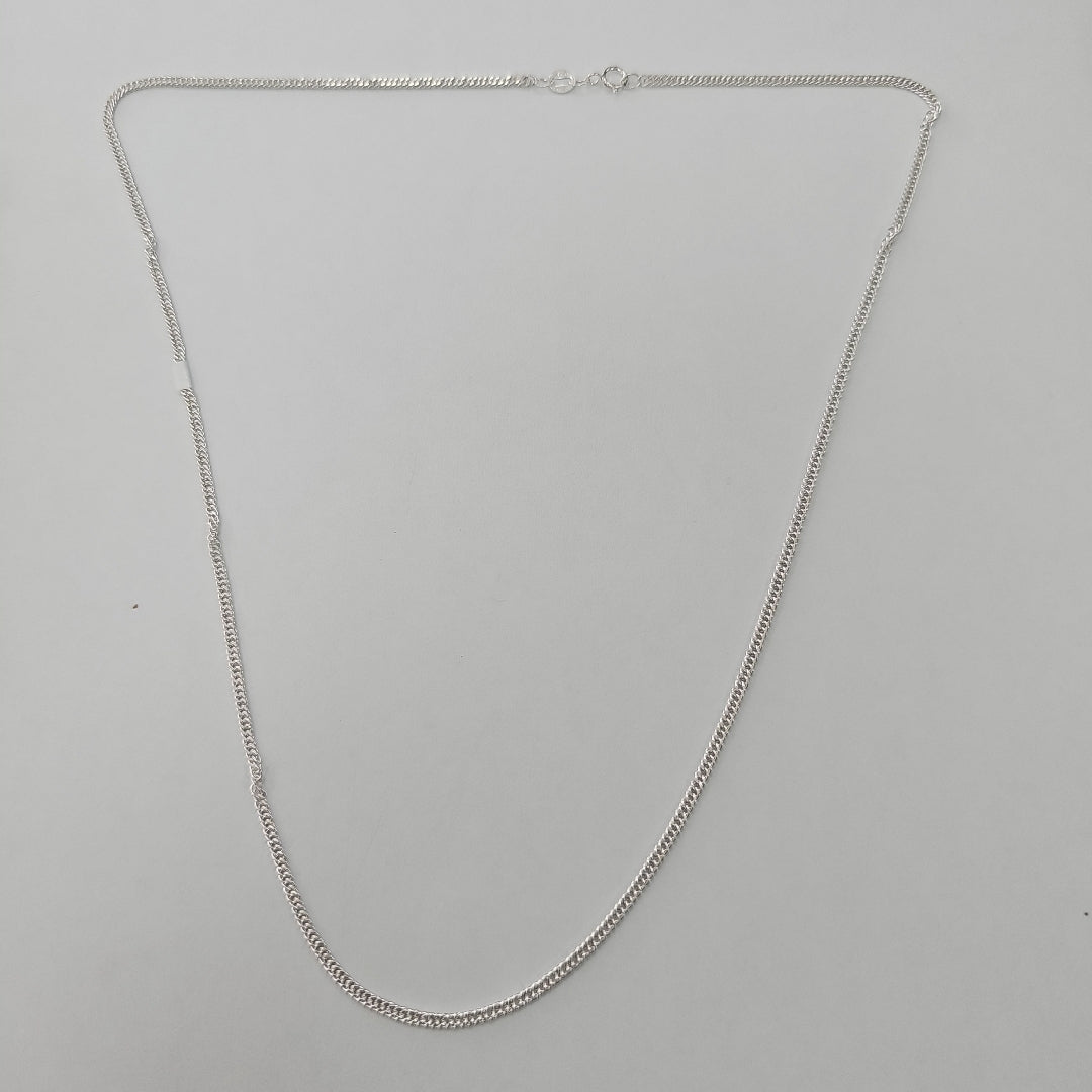 CADENA BARBADA PLATA .925 50 CM 4.22 GR (NUEVO)