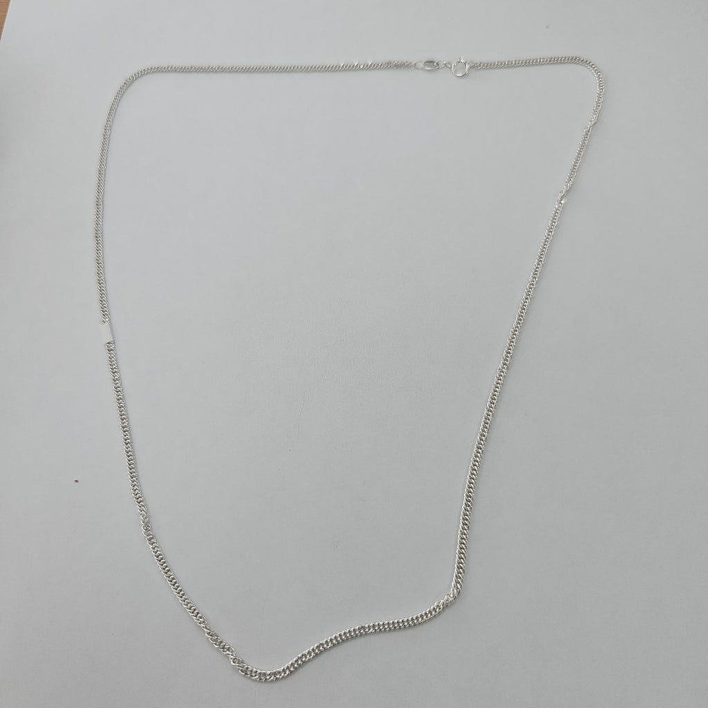 CADENA BARBADA PLATA .925 50 CM 4.22 GR (NUEVO)