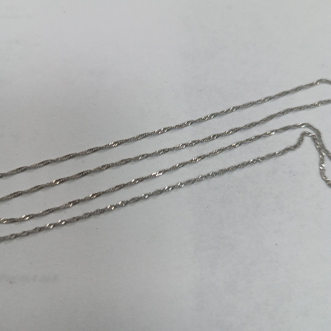 CADENA ORO BLANCO 14 K 1.5 GRMS (SEMINUEVO)