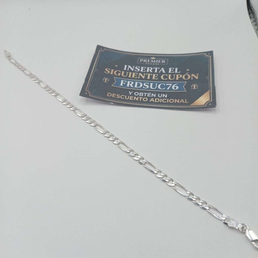 PULSERA 3X1 PLATA .925 21 CM 4.43 GR (NUEVO)