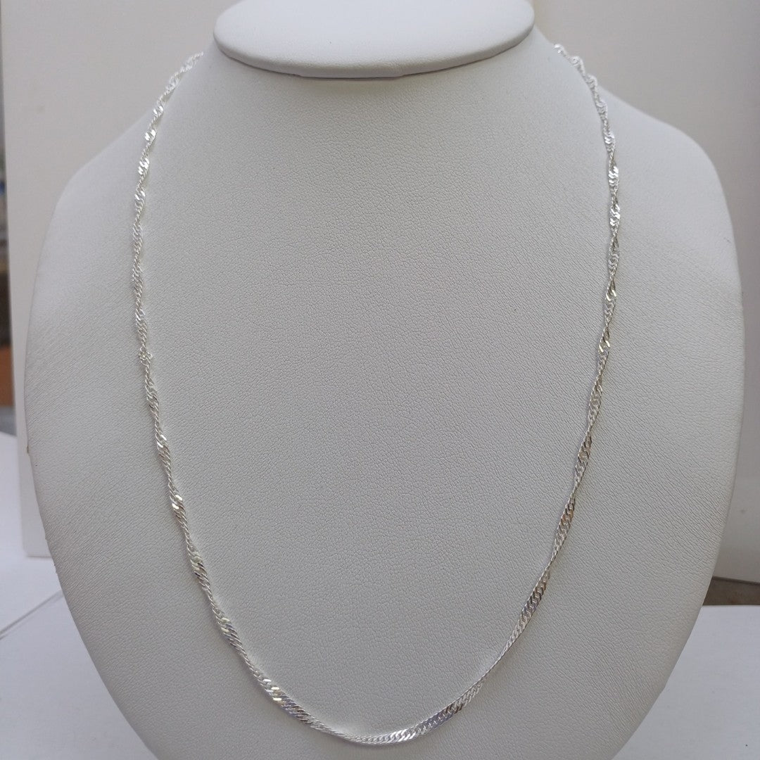 CADENA MEDIO TZL PLATA .925 55 CM 4.02 GR (NUEVO)