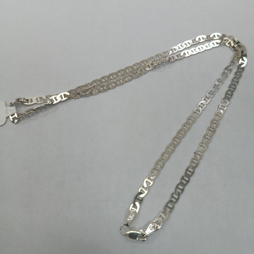 CADENA TEJIDO GUCHI PLATA .925 55 CM 12.7 GR (NUEVO)