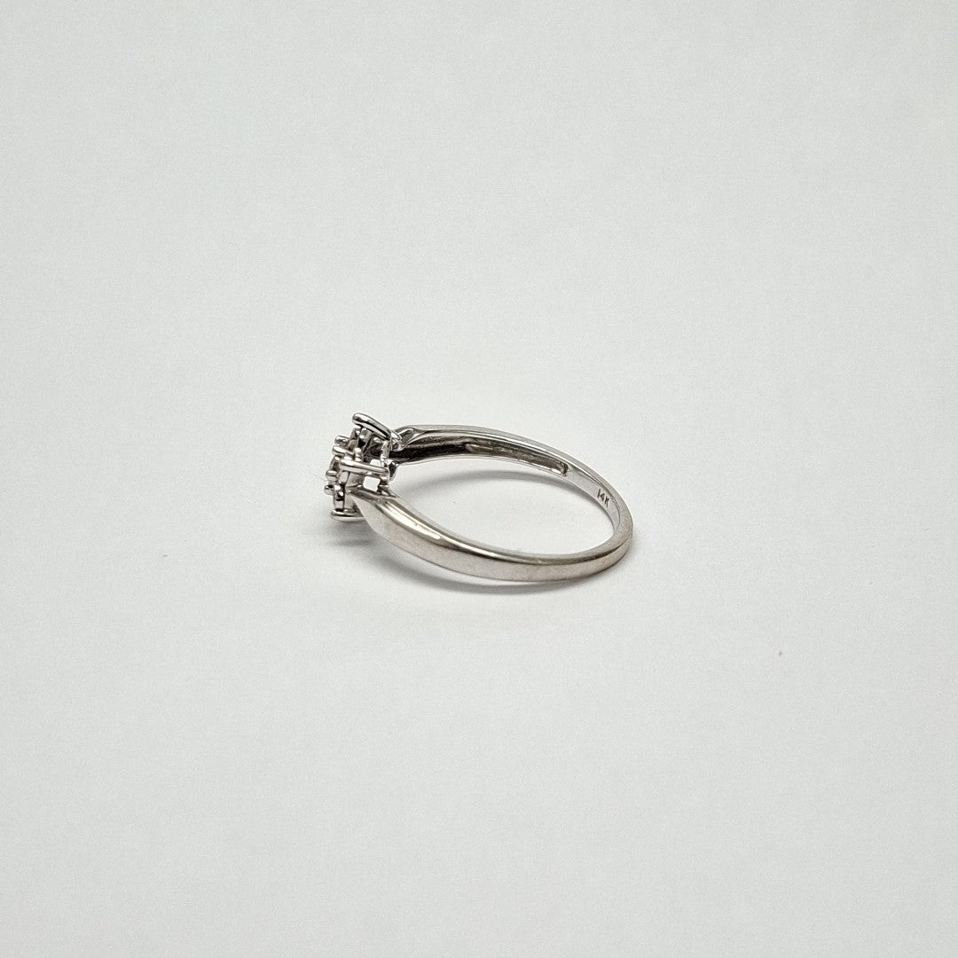 ANILLITO ORO BLANCO 14 K 2 GRMS (SEMINUEVO)
