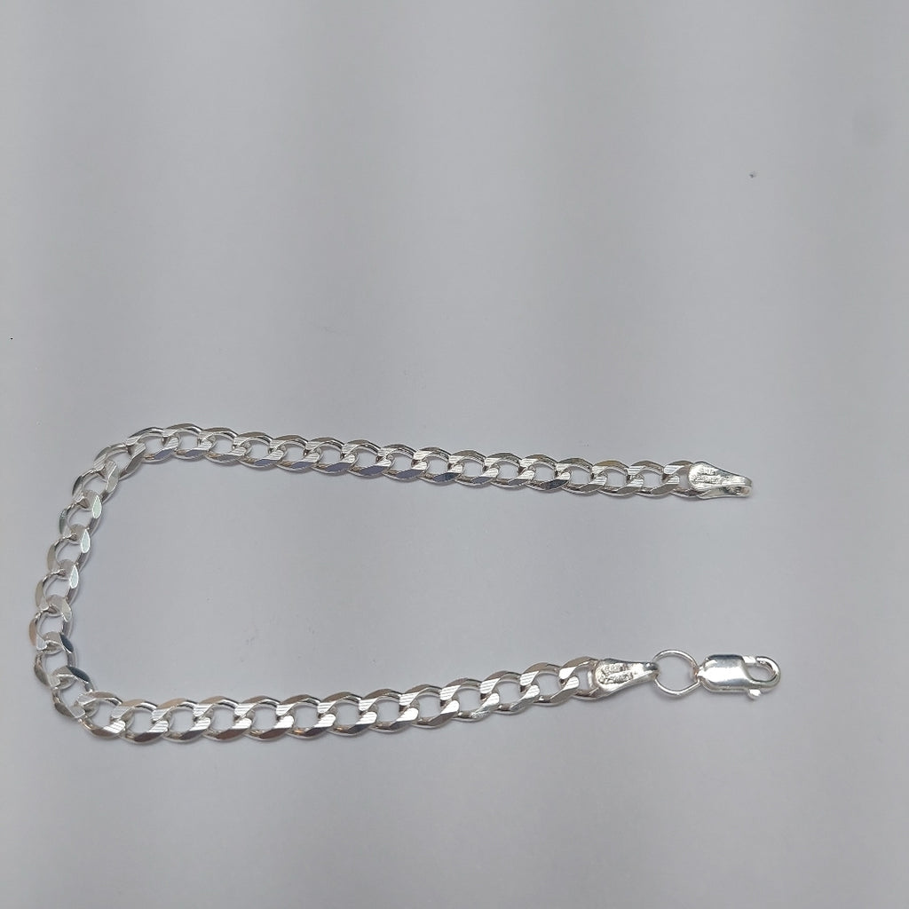 PULSERA BARBADA PLATA .925 18 CM 5.73 GR (NUEVO)