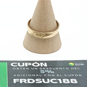 ARGOLLA ORO 10 K 1.4 GRMS (SEMINUEVO)