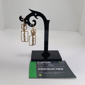 ARETES PAR ORO 10 K 3.8 GRMS (SEMINUEVO)