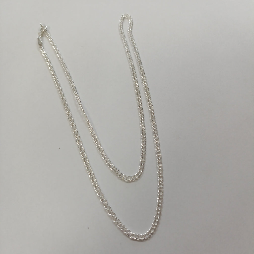 CADENA DOBLE ESLABON PLATA .925 50 CM 3.63 GR (NUEVO)