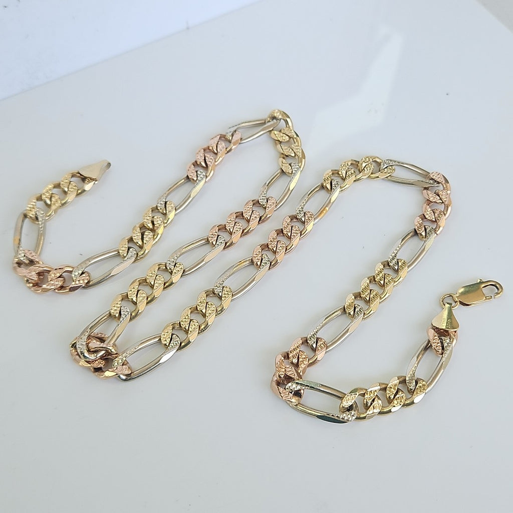 CADENA ORO COMBINADO 14 K 97.6 GRMS (SEMINUEVO)