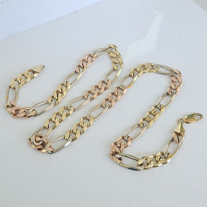 CADENA ORO COMBINADO 14 K 97.6 GRMS (SEMINUEVO)