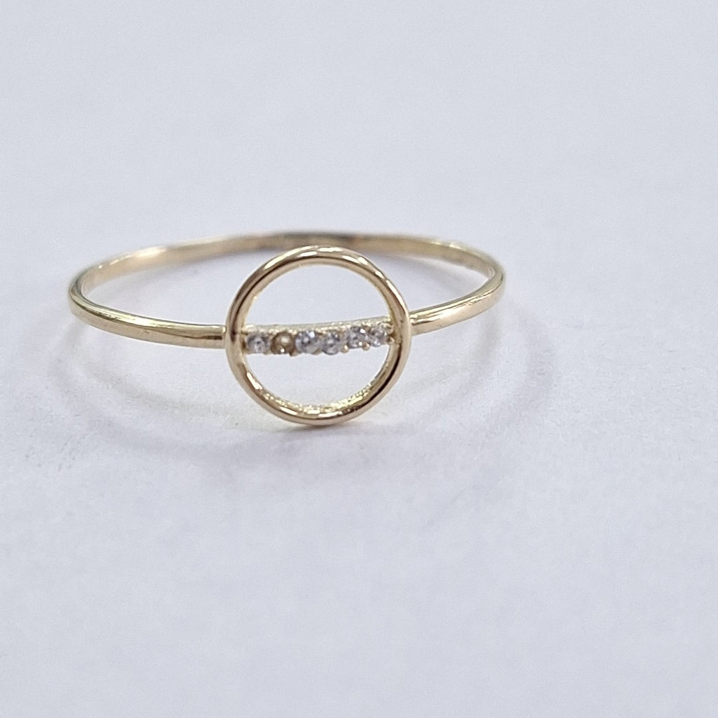 ANILLOS DAMA ORO 14K 0.8 (NUEVO)