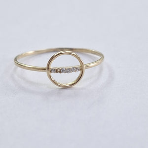 ANILLOS DAMA ORO 14K 0.8 (NUEVO)