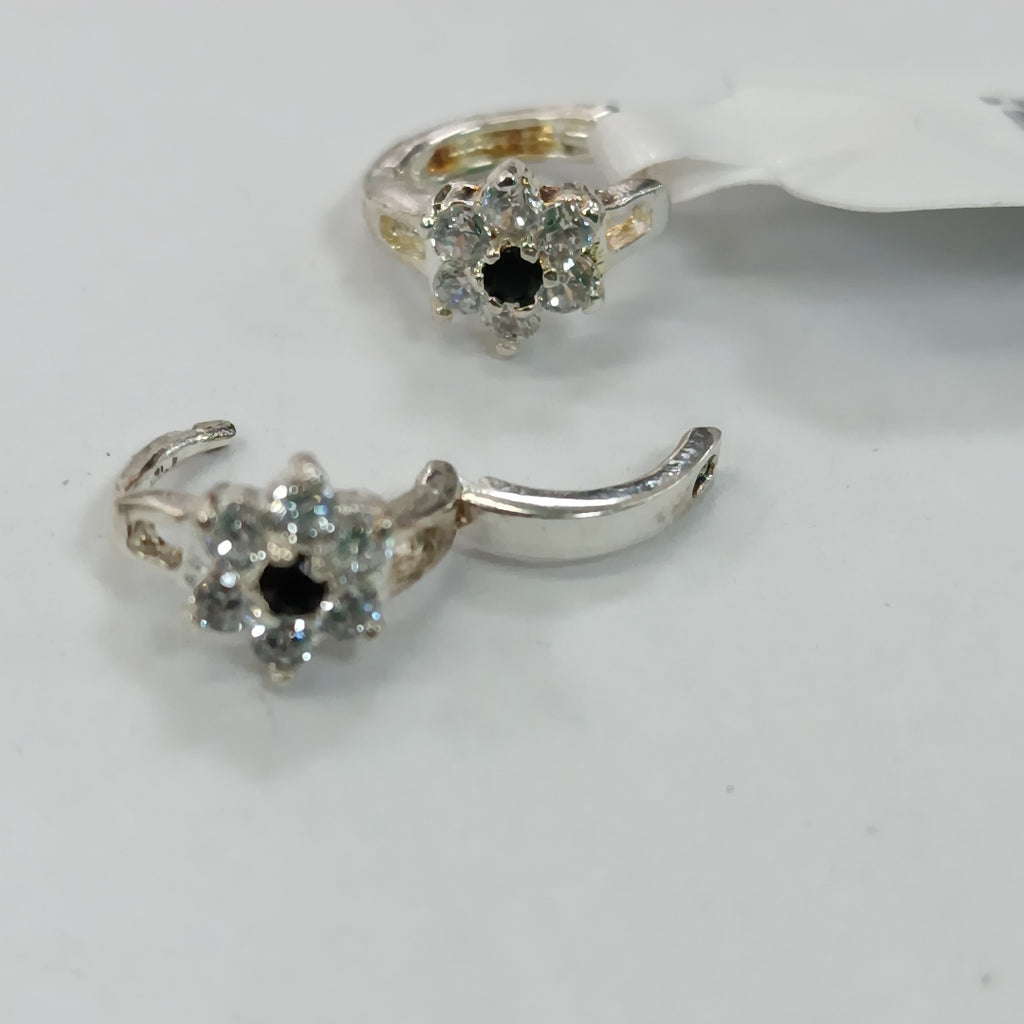 ARRACADAS C/CIRCONIAS PLATA .925 1.6 GR (NUEVO)