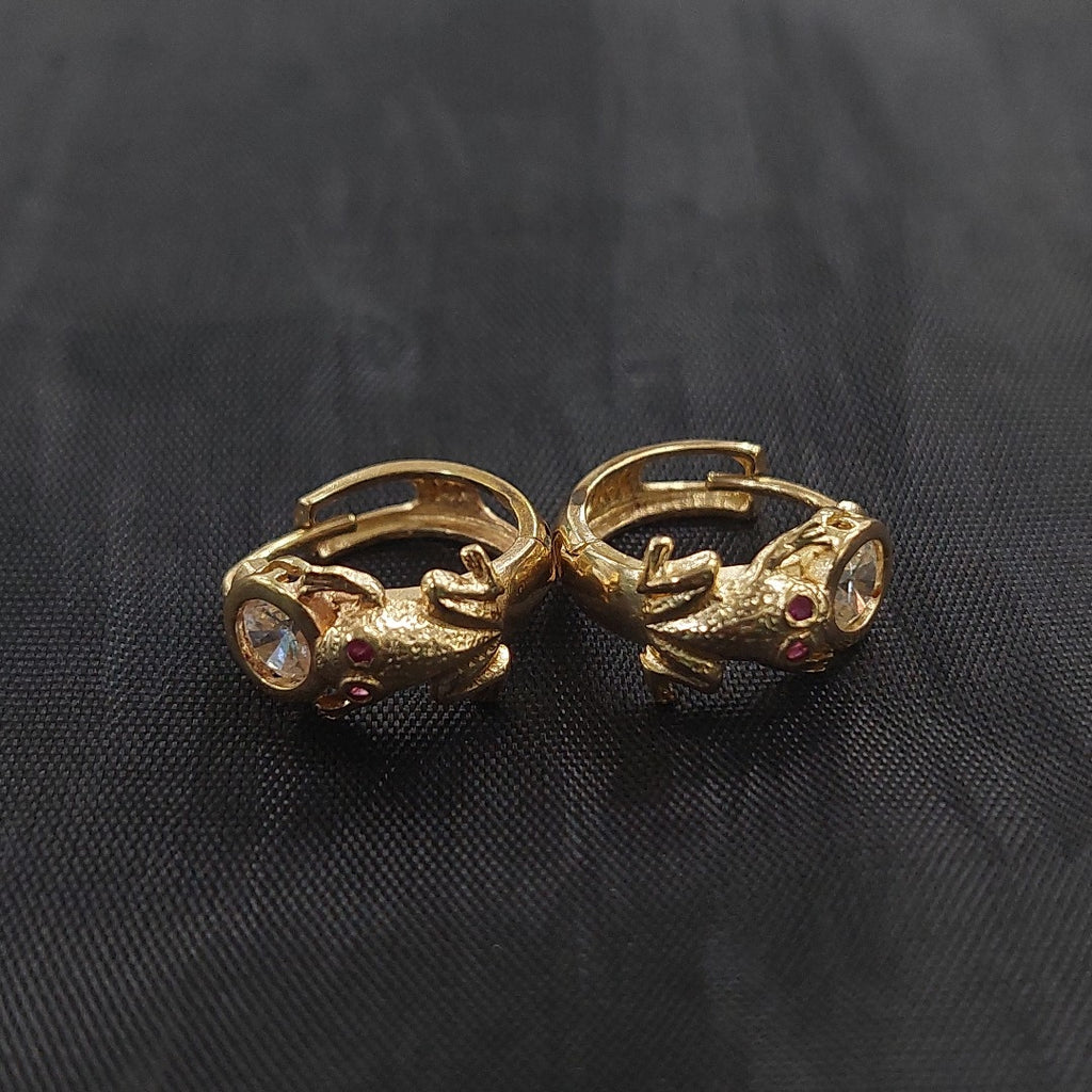 ARRACADAS PAR ORO 14 K 3.1 GRMS (SEMINUEVO)