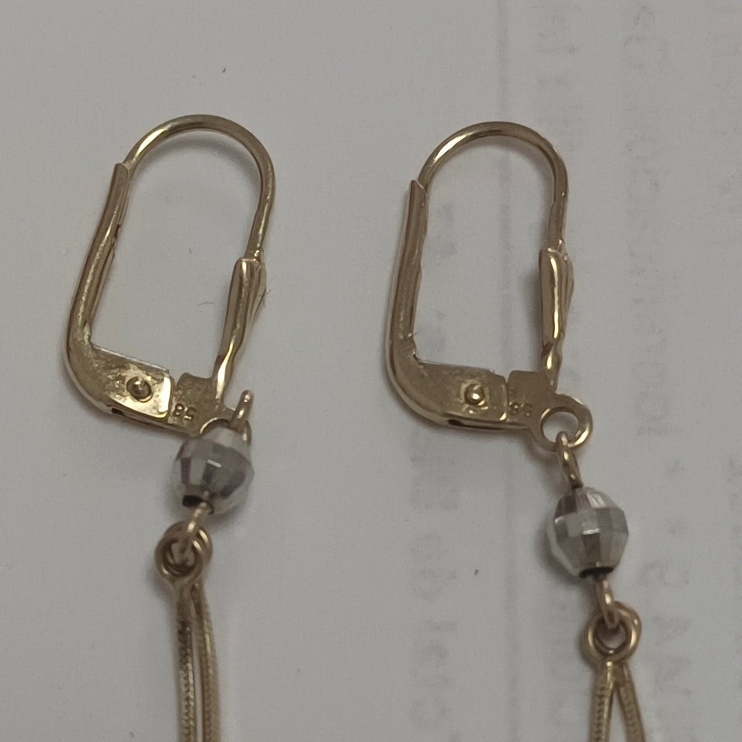 ARETES PAR ORO 14 K 2.5 GRMS (SEMINUEVO)