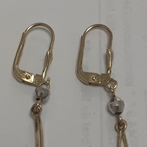 ARETES PAR ORO 14 K 2.5 GRMS (SEMINUEVO)