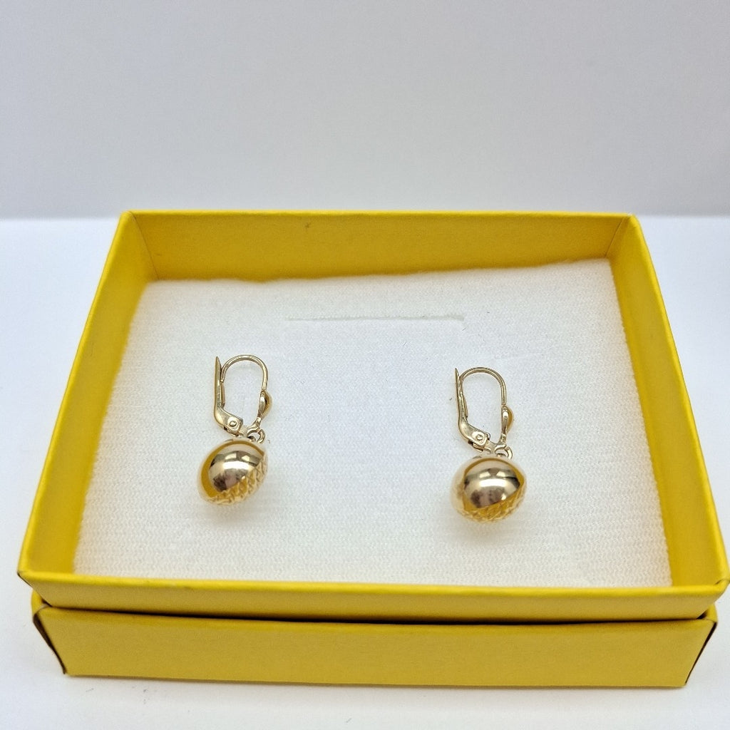 ARETES PAR ORO 14 K 2.3 GRMS (SEMINUEVO)