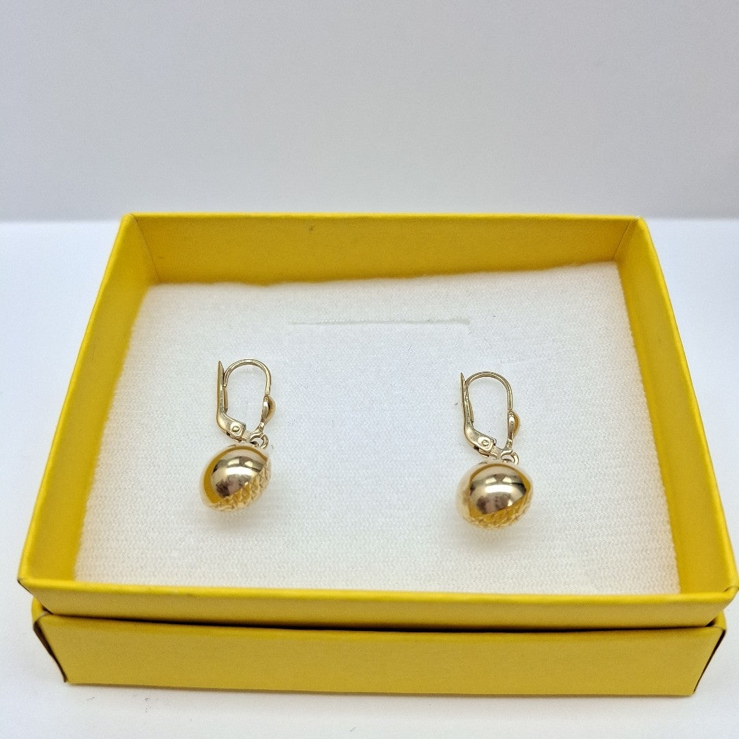ARETES PAR ORO 14 K 2.3 GRMS (SEMINUEVO)