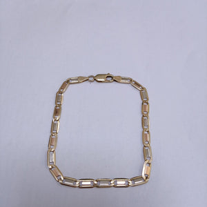 PULSERA ORO COMBINADO 14 K 7.4 GRMS (SEMINUEVO)